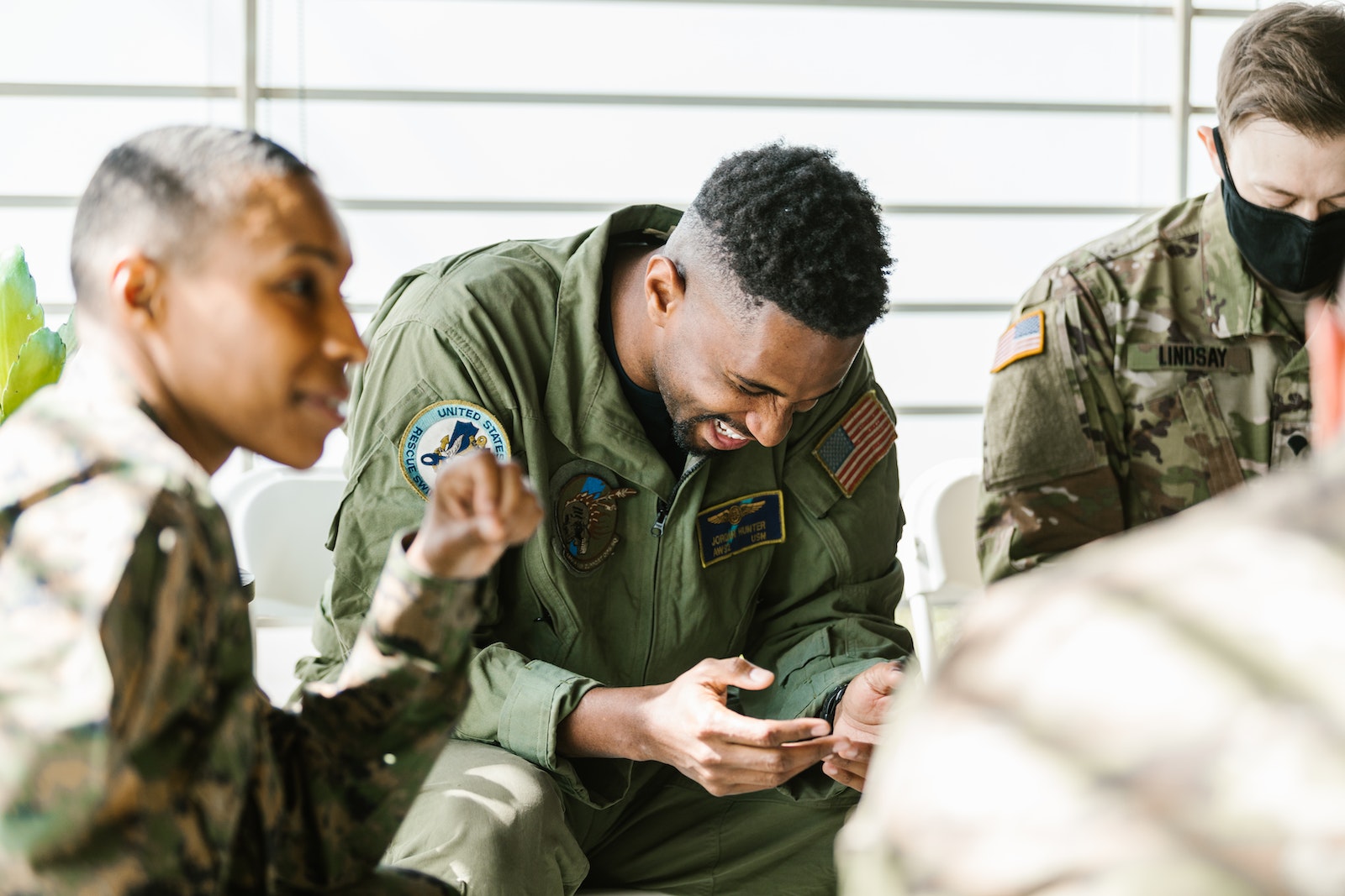 Photo of Happy Man in Military Uniform