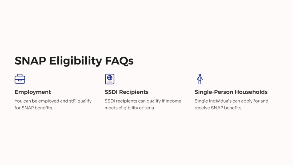 SNAP Eligibility infographic