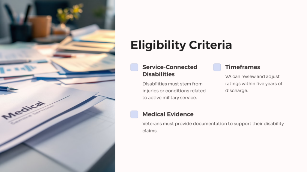 VA 5 Year Rule Eligibility infographic