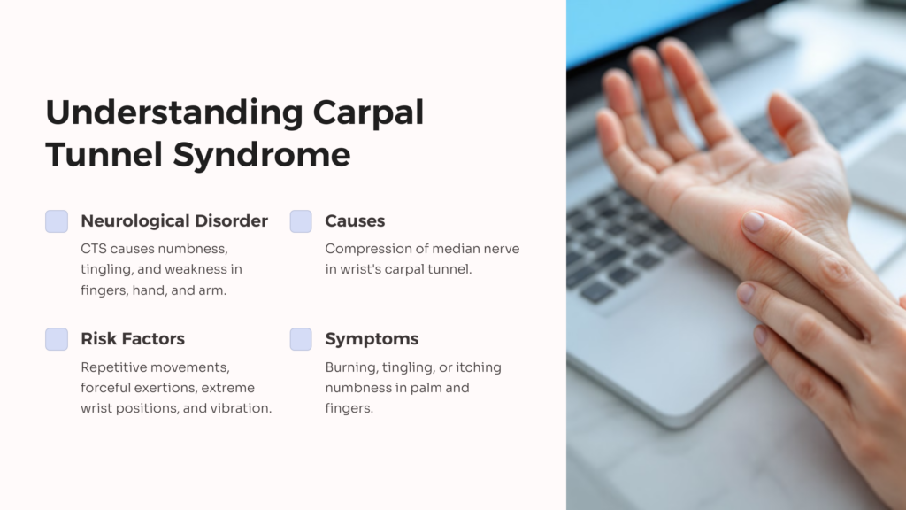 Carpal Tunnel Syndrome infographic