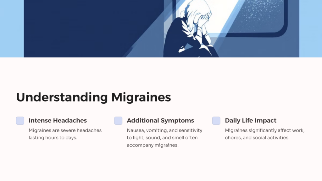 Migraine infographic