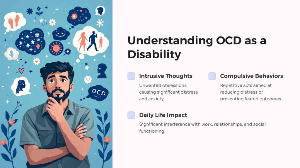 OCD as a Disability infographic