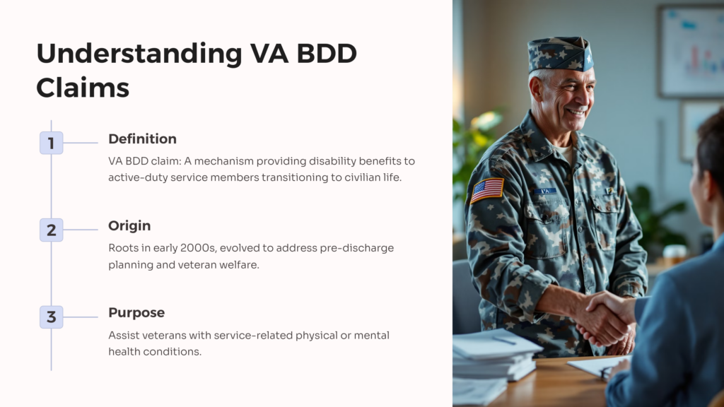 Understanding VA BDD Claims infographic