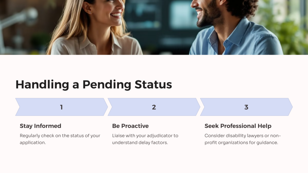 Handling Pending Status infographic