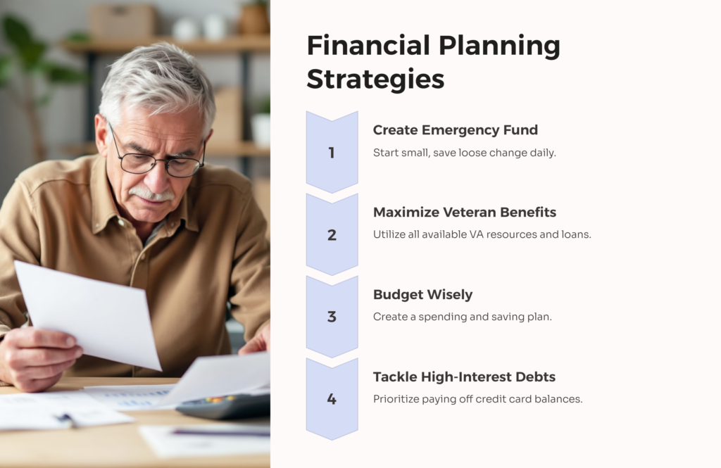 VA Disability Cuts Financial Planning infographic