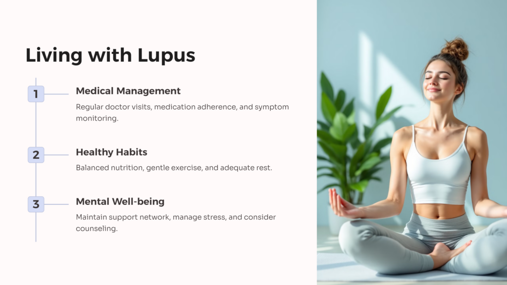 Living with Lupus infographic