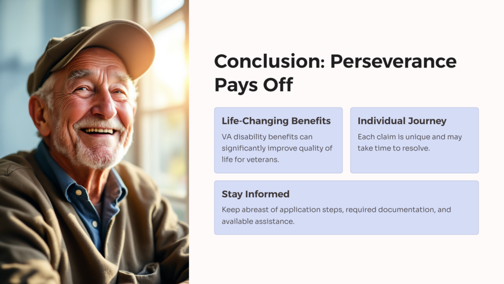 Migraine VA Disability Conclusion infographic