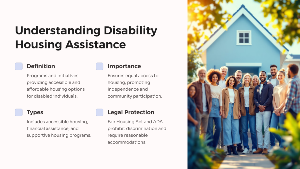 Disabled Housing Assistance infographic