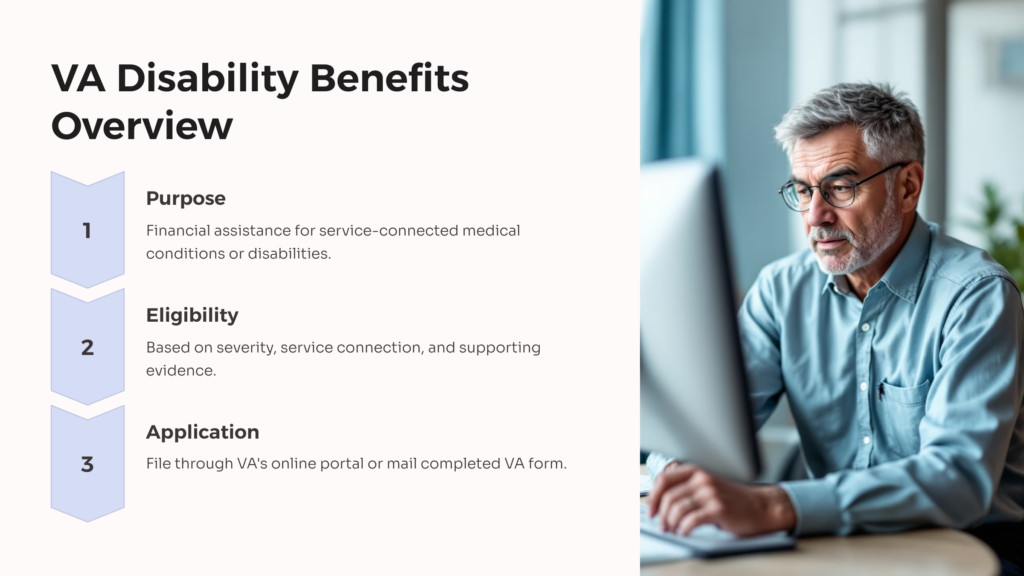 VA Disability Benefits infographic