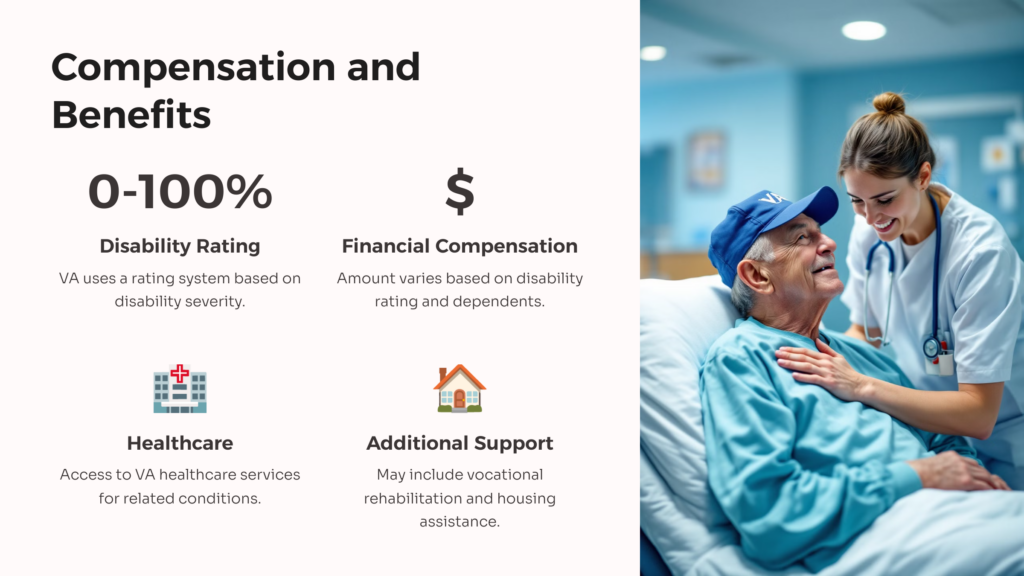 AFFF Exposure Compensation and Benefits infographic