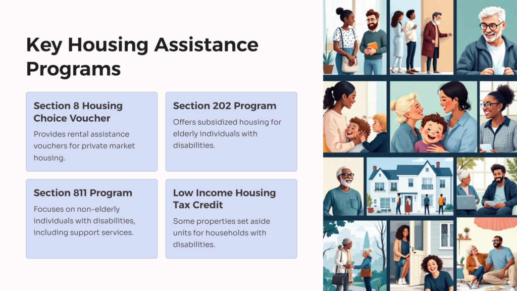 Disabled Housing Assistance Programs infographic