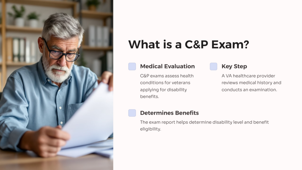 What is C&P Exam infographic