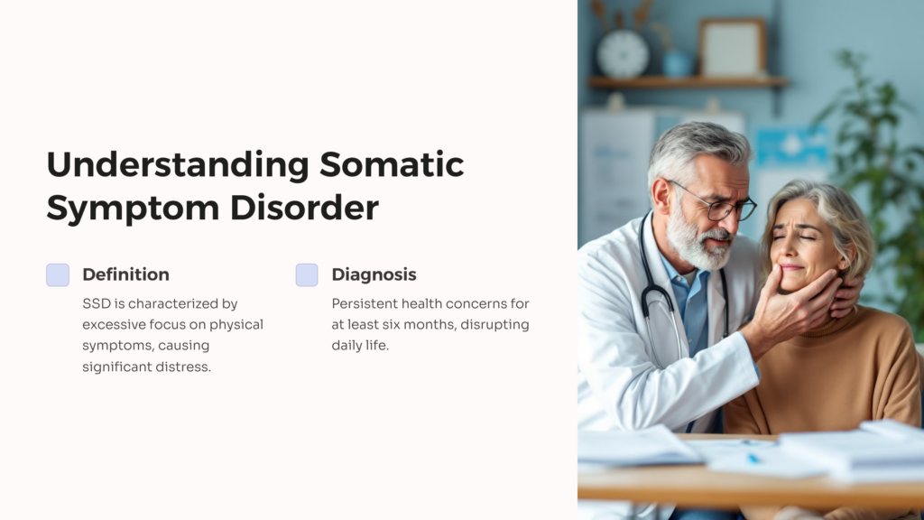 Somatic Symptom Disorder infographic