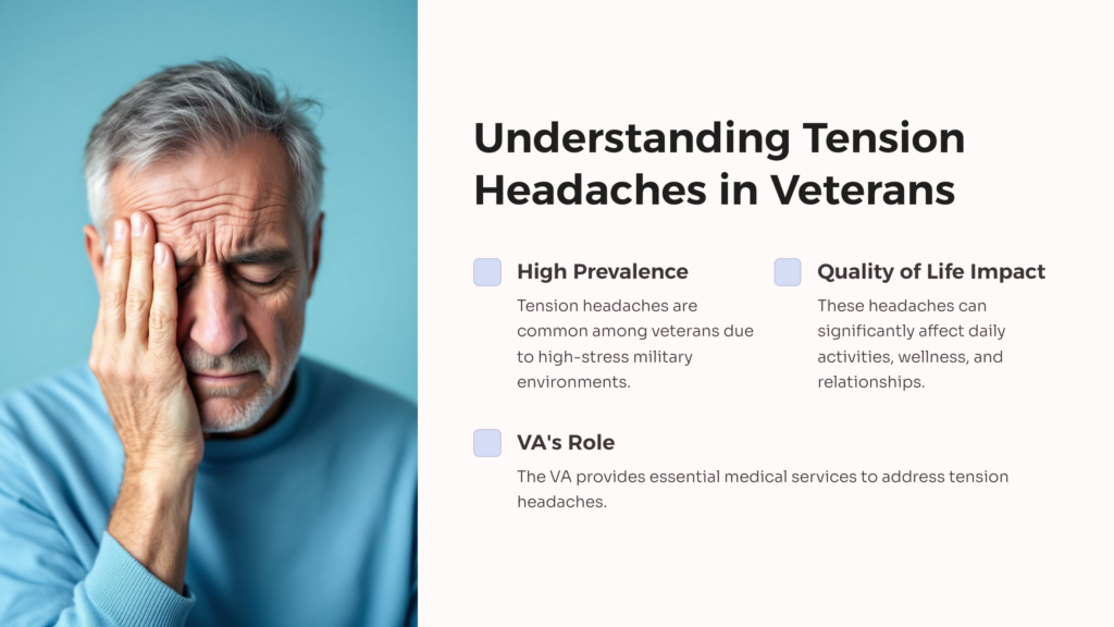 Tension Headache in Veterans infographic