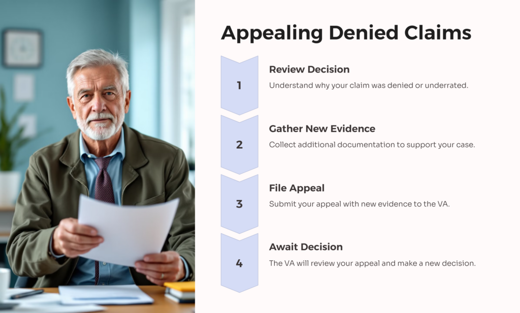 Tension Headaches Appeal Denied Claims infographic