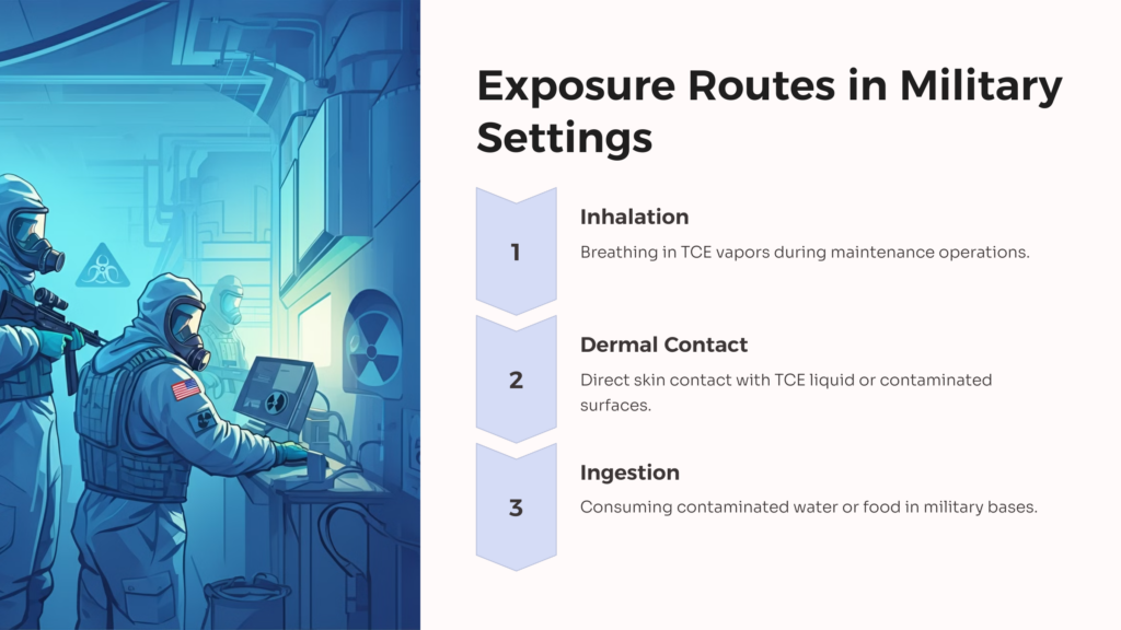 Military Trichloroethylene Exposure infographic