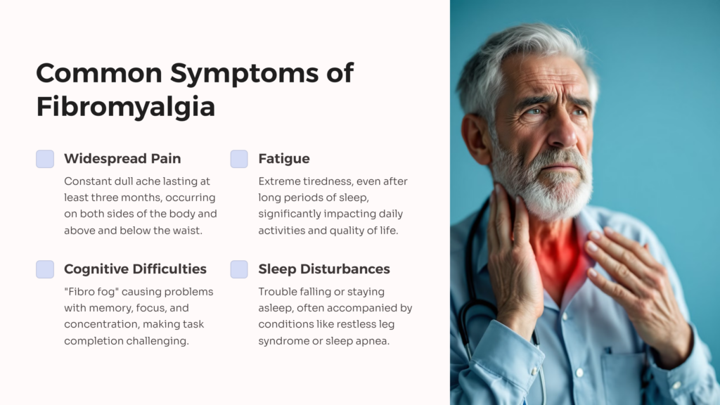 Fibromyalgia Symptoms infographic