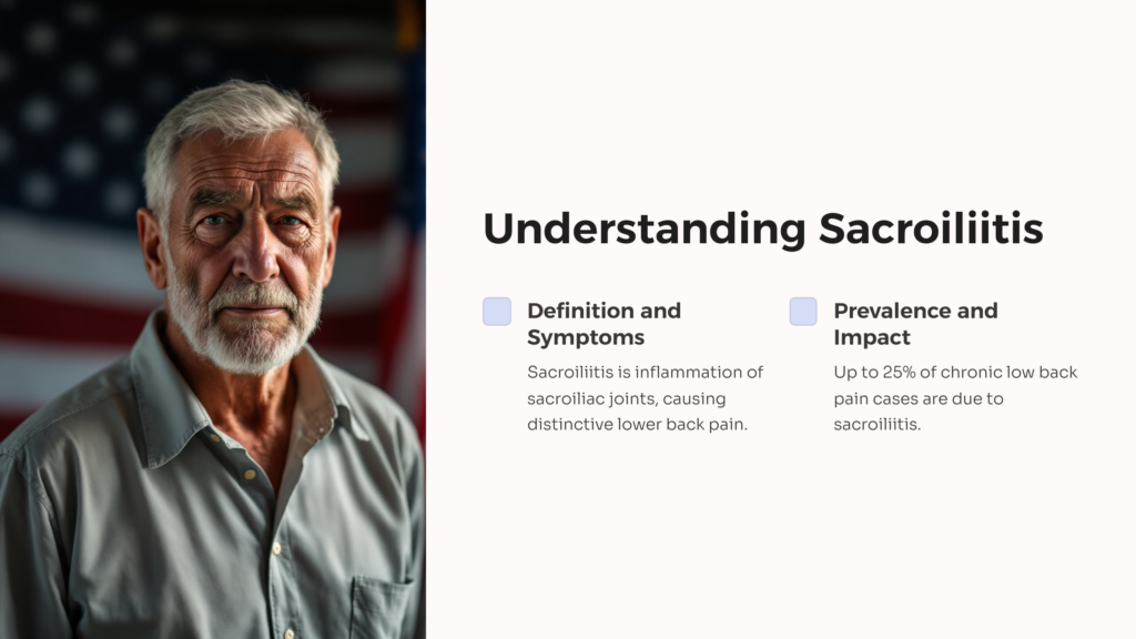 Understanding Sacroiliitis infographic