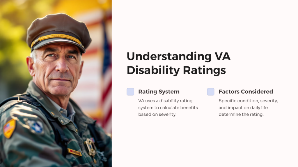 VA Shoulder Disability Rating infographic