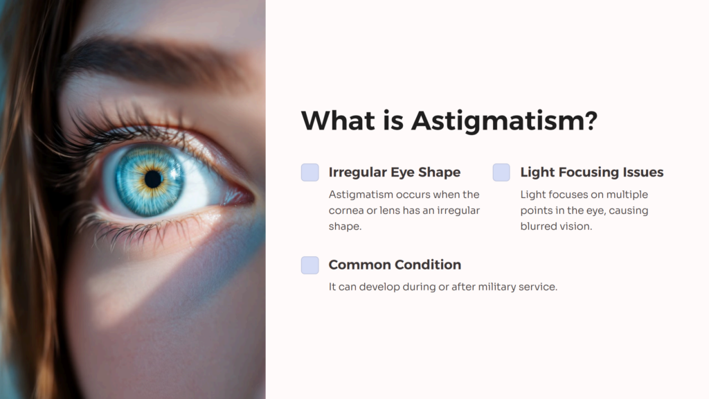 What is Astigmatism infographic