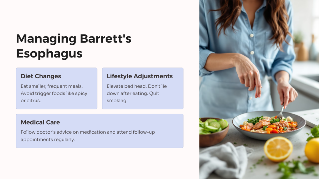 Managing Barrett's Esophagus infographic