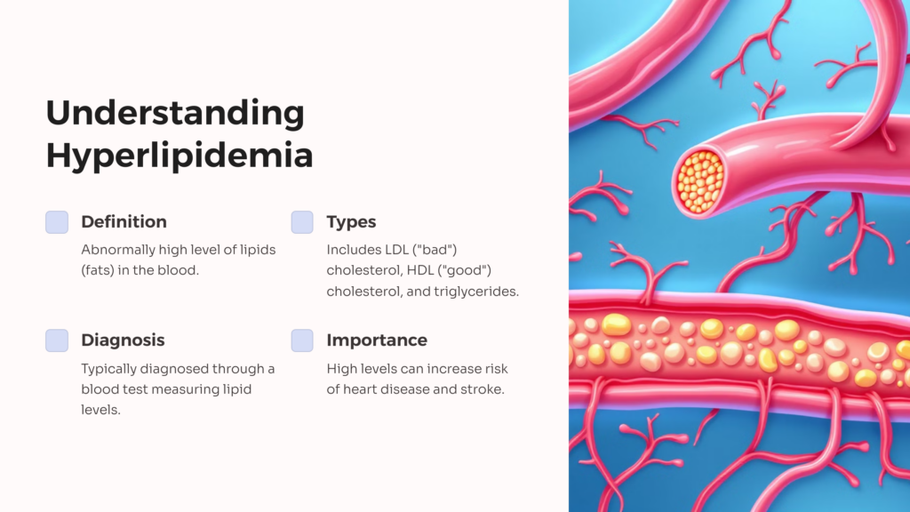 Understanding Hyperlipidemia infographic