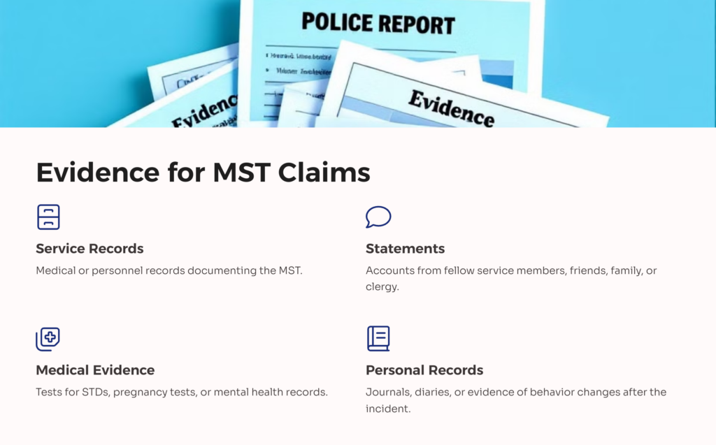 MST Claims Evidence infographic