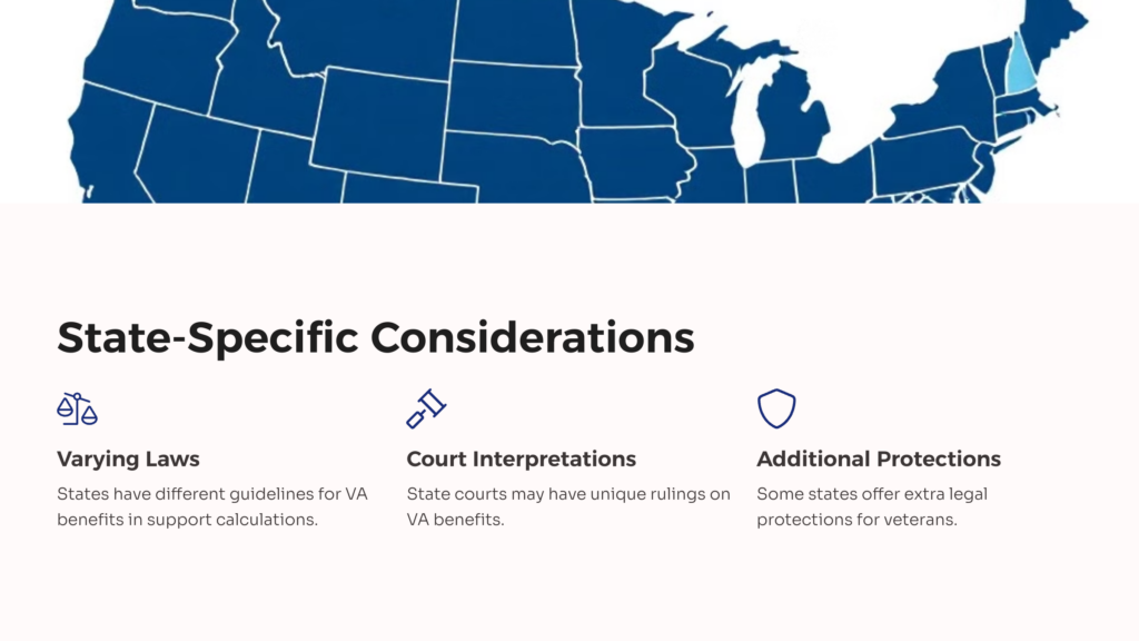 Child Support State-Specific Considerations infographic