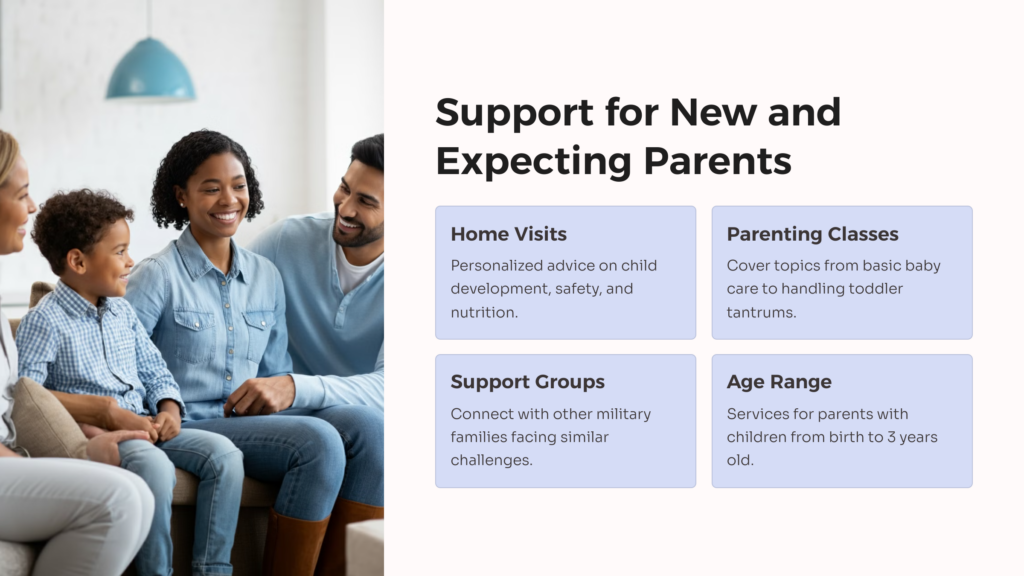 Support for New and Expecting Parents infographic