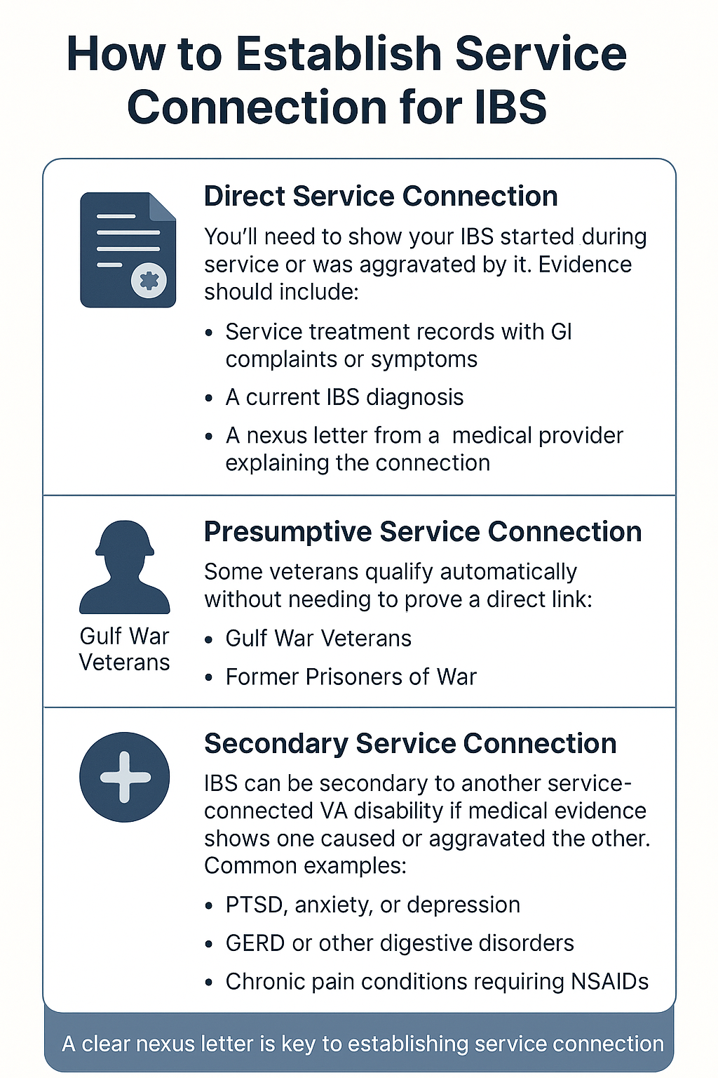 IBS Service Connection infographic