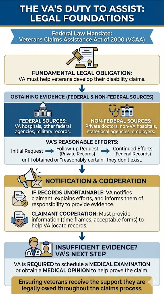 VA's Duty to Assist infographic