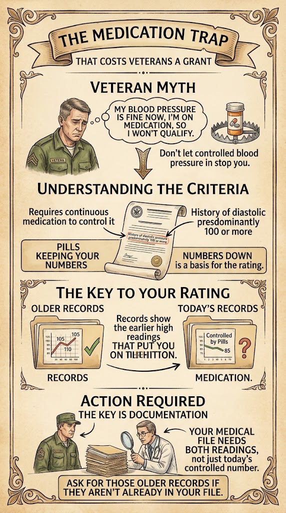 Veteran Medication Trap infographic